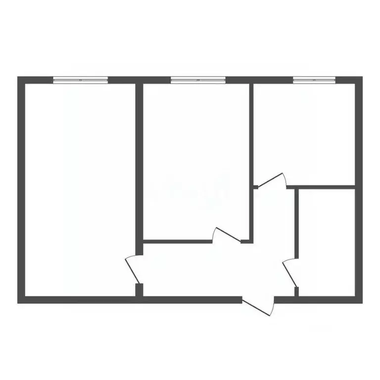 2-к кв. Воронежская область, Рамонское городское поселение, пос. Бор ... - Фото 2