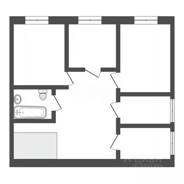 Дом в Тульская область, Узловая Березовая ул., 11 (200 м) - Фото 1