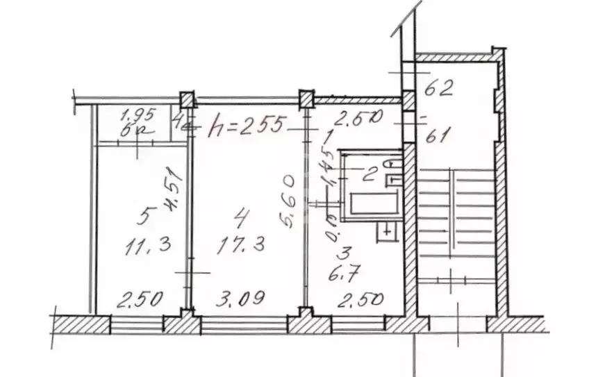 2-к кв. Иркутская область, Иркутск ул. Баумана, 228 (47.5 м) - Фото 2
