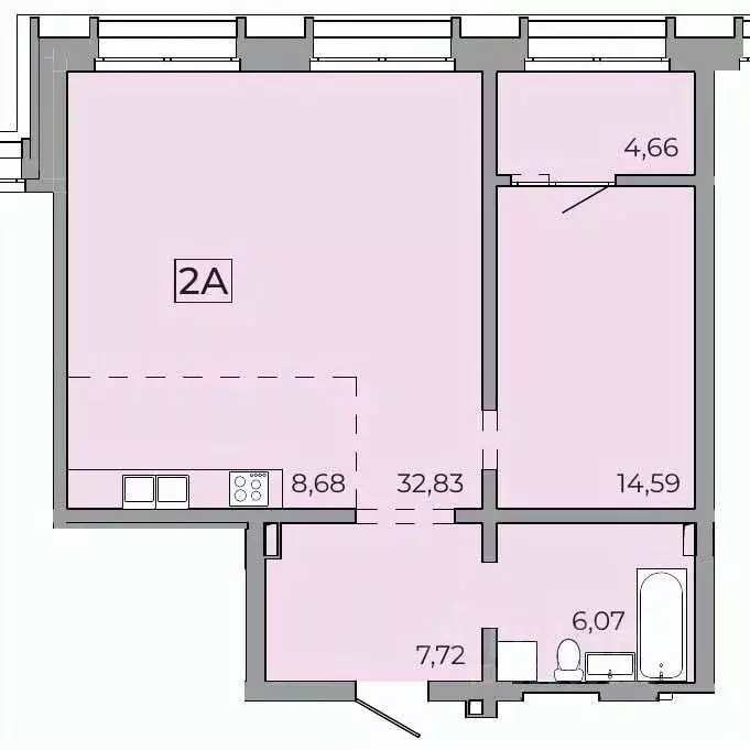 2-к кв. Иркутская область, Иркутск Байкальская ул., 89 (75.5 м) - Фото 0
