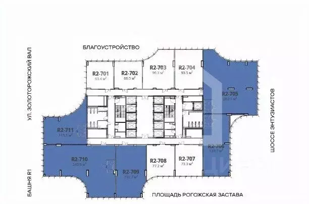 Офис в Москва ул. Золоторожский Вал, 11С1 (246 м) - Фото 2