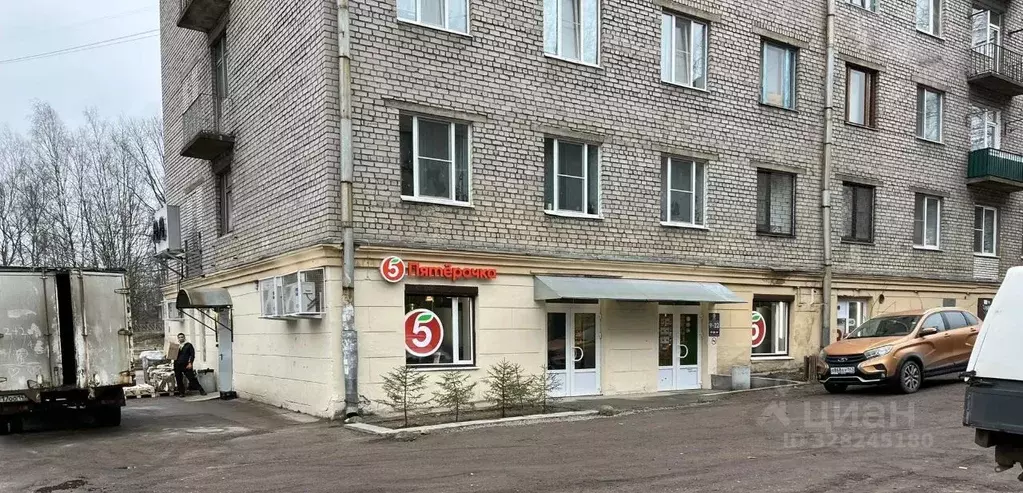 Торговая площадь в Ленинградская область, Выборг ул. Некрасова, 21 ... - Фото 1
