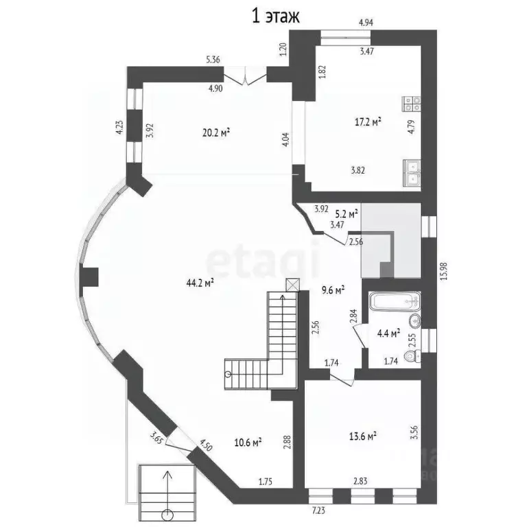 Дом в Ростовская область, Батайск Луговой пер. (330 м) - Фото 2
