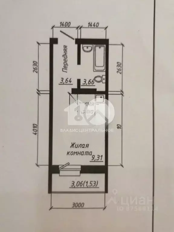 Студия Новосибирская область, Новосибирск ул. Забалуева, 102/2 (22.0 ... - Фото 2