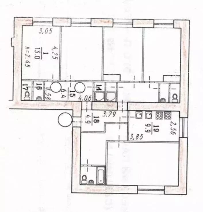 Комната Омская область, Омск просп. Космический, 97Ак1 (13.0 м) - Фото 2