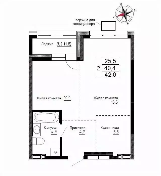 2-к кв. Приморский край, Надеждинский район, пос. Новый ул. Ленина, ... - Фото 1