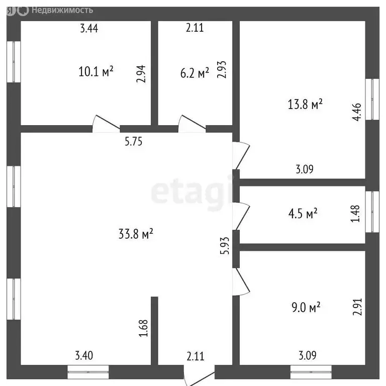 Дом в Ишим, Магистральная улица (81.9 м) - Фото 1