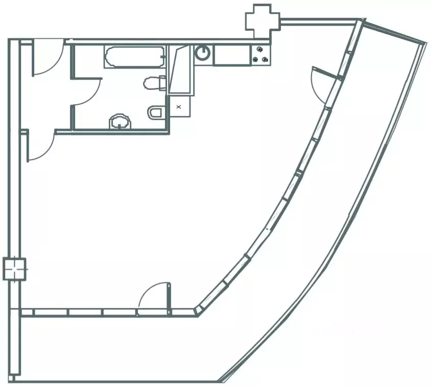 Студия Краснодарский край, Сочи Курортный просп., 108 (81.3 м) - Фото 1