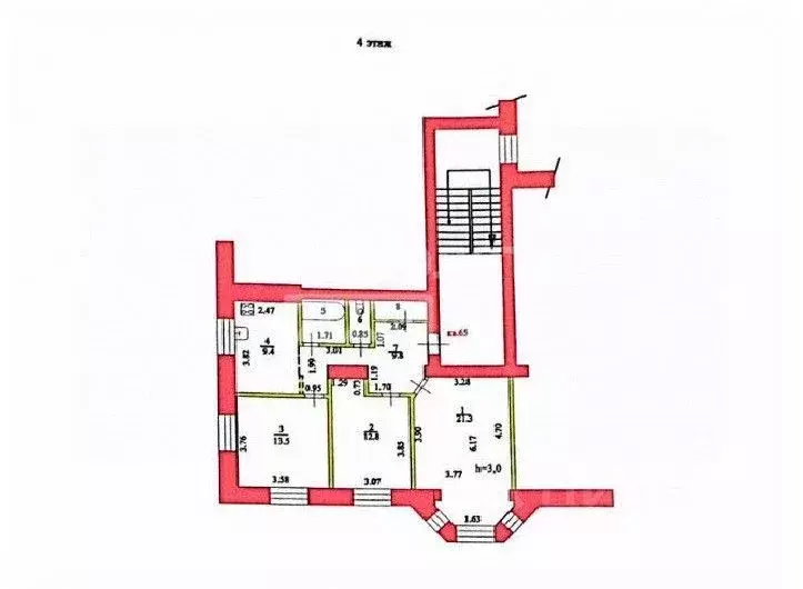 3-к кв. Пензенская область, Пенза ул. Кирова, 69 (74.5 м) - Фото 1