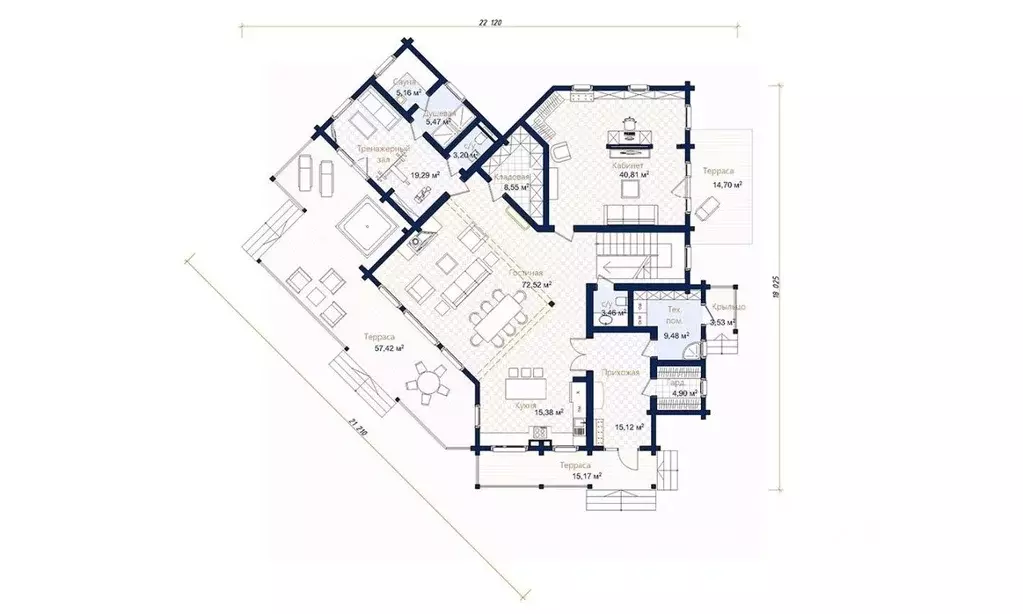 Дом в Ленинградская область, Всеволожский район, Куйвозовское с/пос, ... - Фото 2