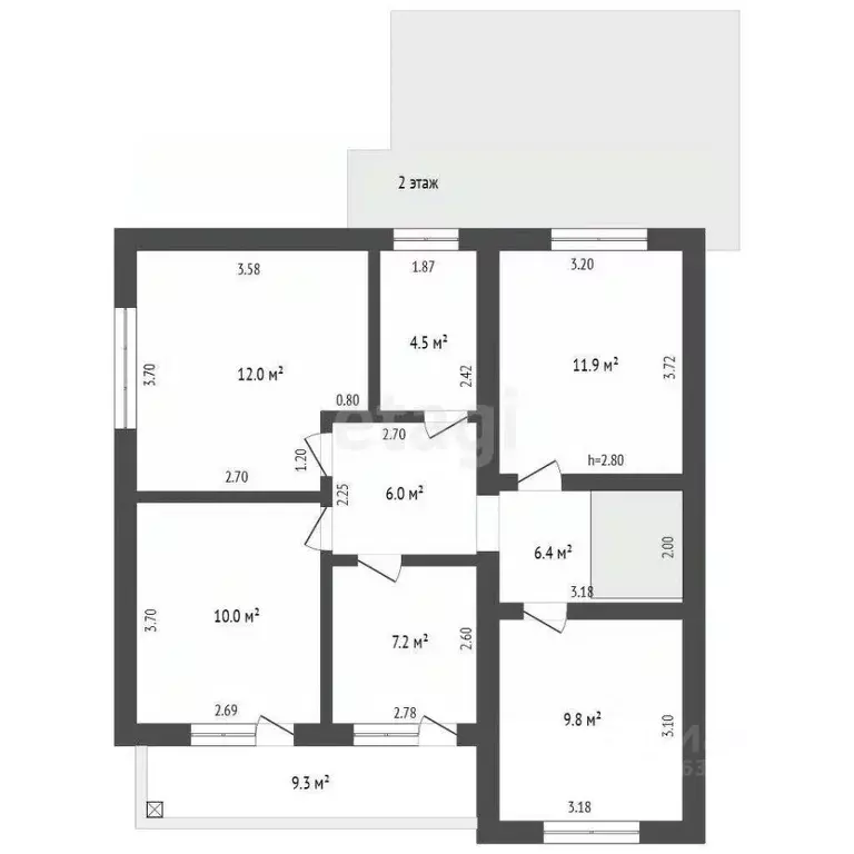 Дом в Крым, Саки ул. Тертышного (222 м) - Фото 1