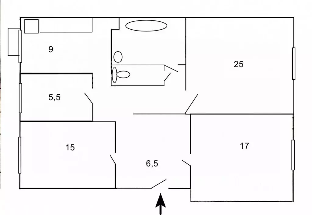 3-к кв. Москва Фрунзенская наб., 54 (91.4 м) - Фото 1