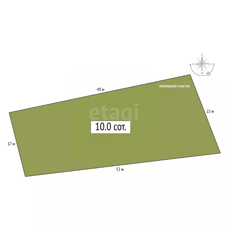 Участок в Алтайский край, Советский район, с. Платово  (10.0 сот.) - Фото 2