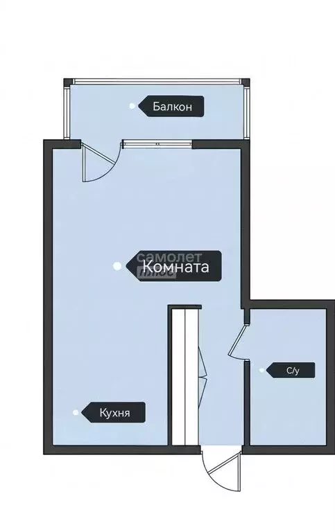 Квартира-студия: Иркутск, Советская улица, 96 (18.9 м) - Фото 1