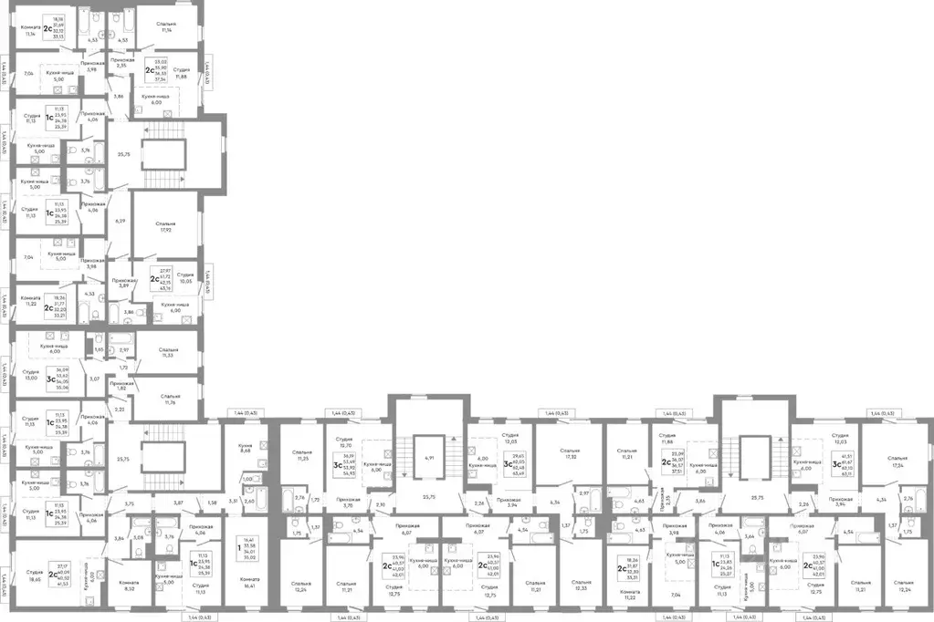 1-к кв. Челябинская область, Челябинск Никс Лайн на Ярославской жилой ... - Фото 2