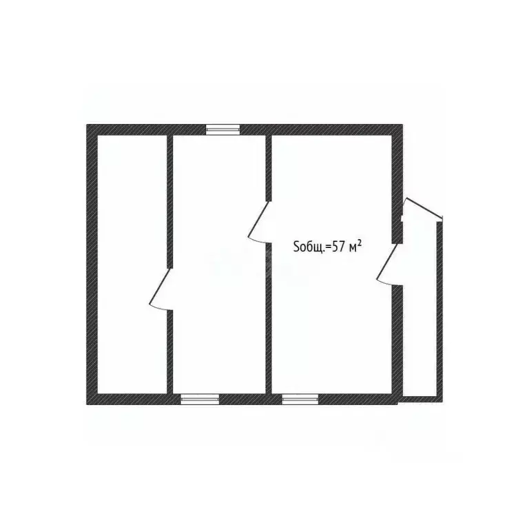 Дом в Брянская область, Брянск Природа садовое общество,  (57 м) - Фото 2