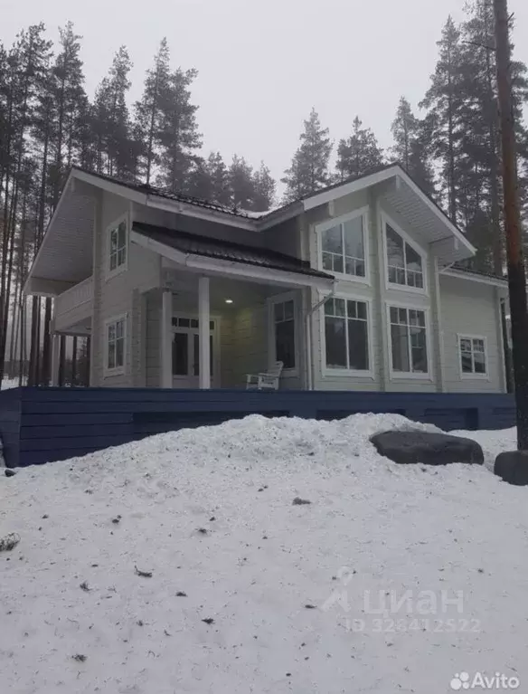 Коттедж в Ленинградская область, Выборгский район, Полянское с/пос, ... - Фото 1