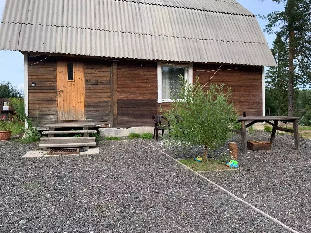 Дом в Карелия, Пряжинский район, Ведлозерское с/пос, д. Щеккила 37 (45 ... - Фото 0