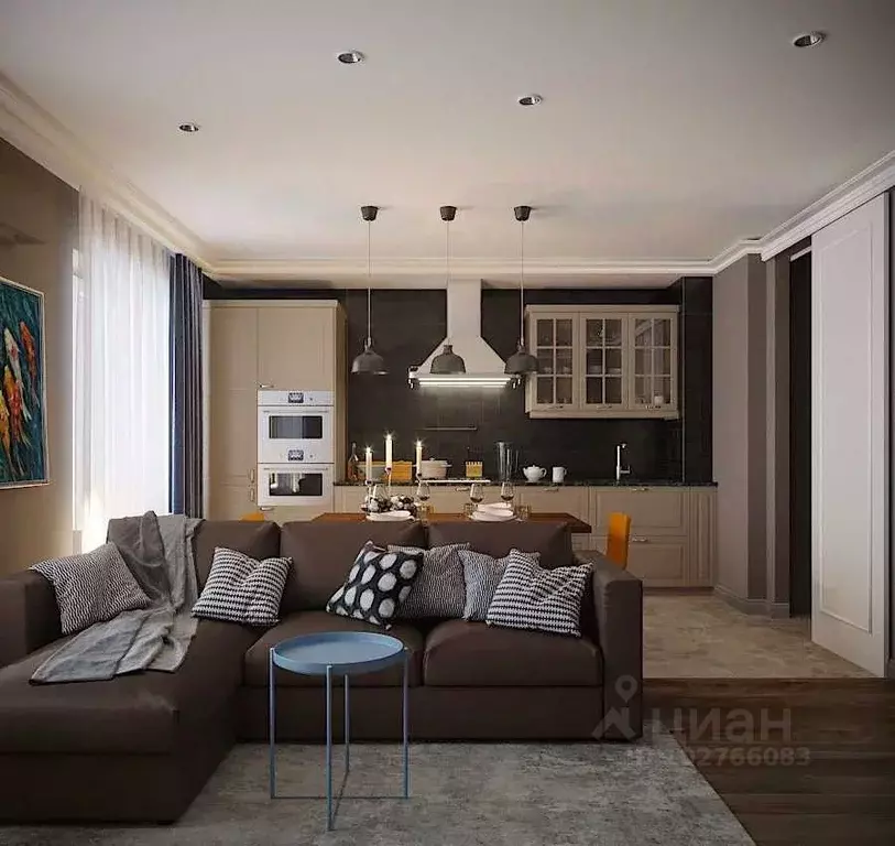 2-к кв. Татарстан, Казань ул. Николая Ершова, 62Вк2 (55.0 м) - Фото 0