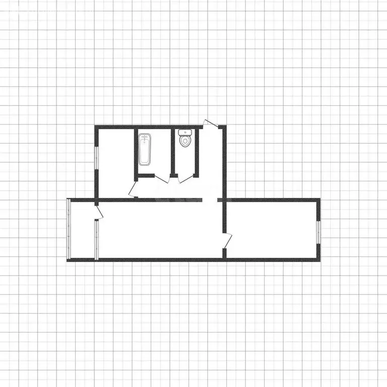 2-комнатная квартира: Аша, улица Ленина, 36 (45.6 м) - Фото 1