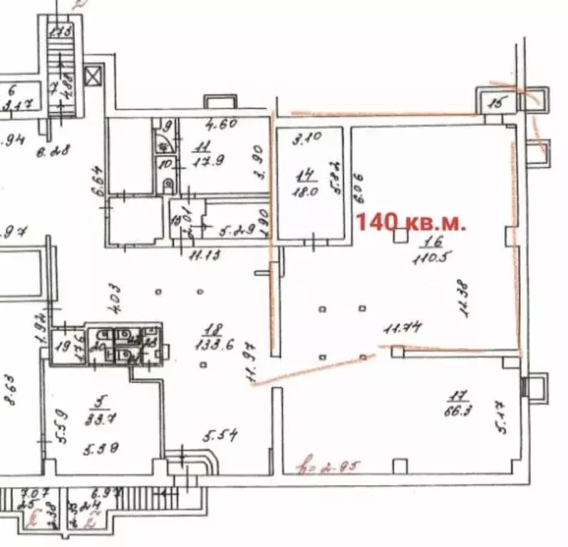 Помещение свободного назначения в Москва Смольная ул., 35С1 (170 м) - Фото 1