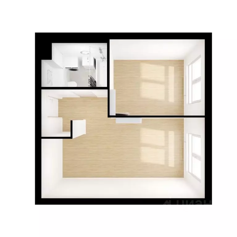 1-к кв. Москва Сигнальный 16 жилой комплекс, 2.1 (35.9 м) - Фото 1