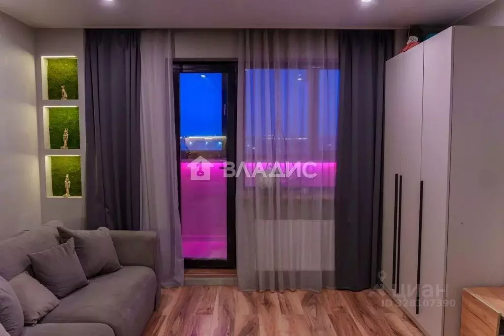 Студия Санкт-Петербург пос. Шушары, ул. Валдайская, 6к2 (25.4 м) - Фото 2