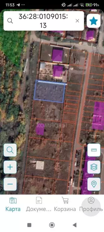 Участок в Воронежская область, Семилуки Южный мкр, ул. Земская (20.0 ... - Фото 1