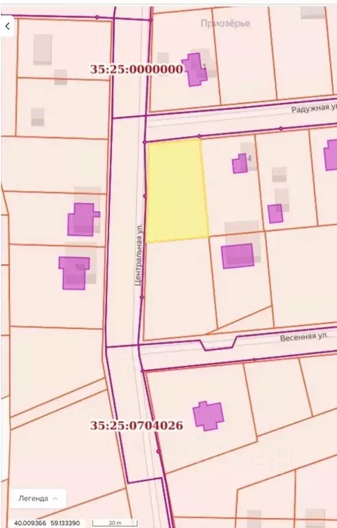 Участок в Вологодская область, д. Снасудово ул. Центральная (10.85 ... - Фото 2