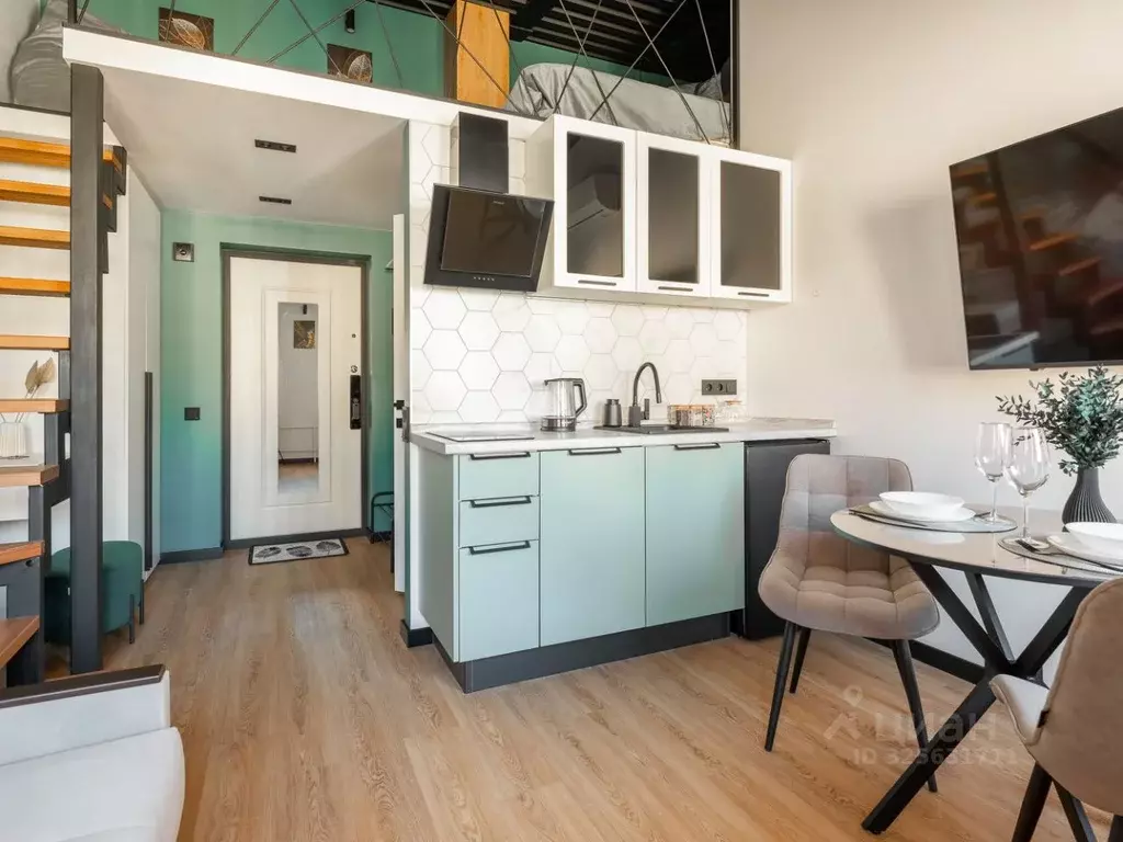 Студия Санкт-Петербург ул. Шкапина, 42 (20.1 м) - Фото 1