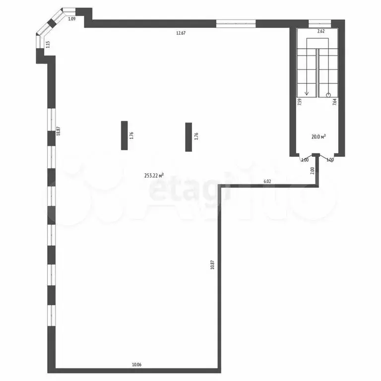 Продам помещение свободного назначения, 262.2 м - Фото 0