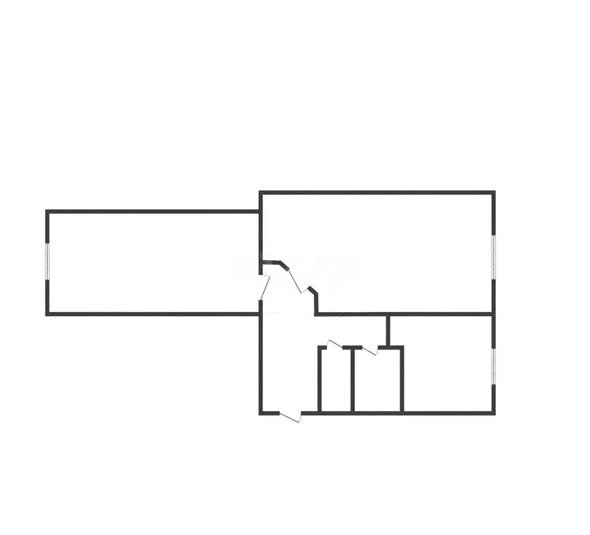 2-комнатная квартира: Строитель, Промышленная улица, 38 (46.6 м) - Фото 1