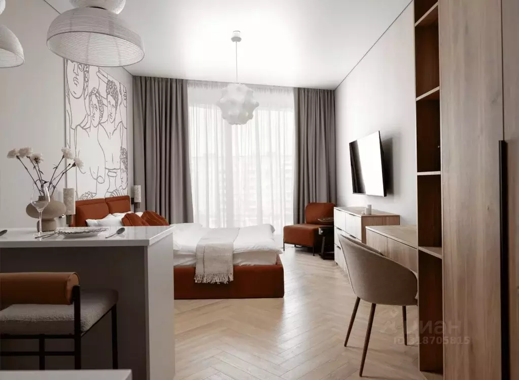 Студия Санкт-Петербург Петропавловская ул., 8 (18.0 м) - Фото 0