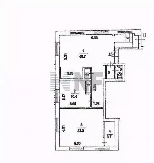 Торговая площадь в Москва ул. Остоженка, 27К3 (89 м) - Фото 1