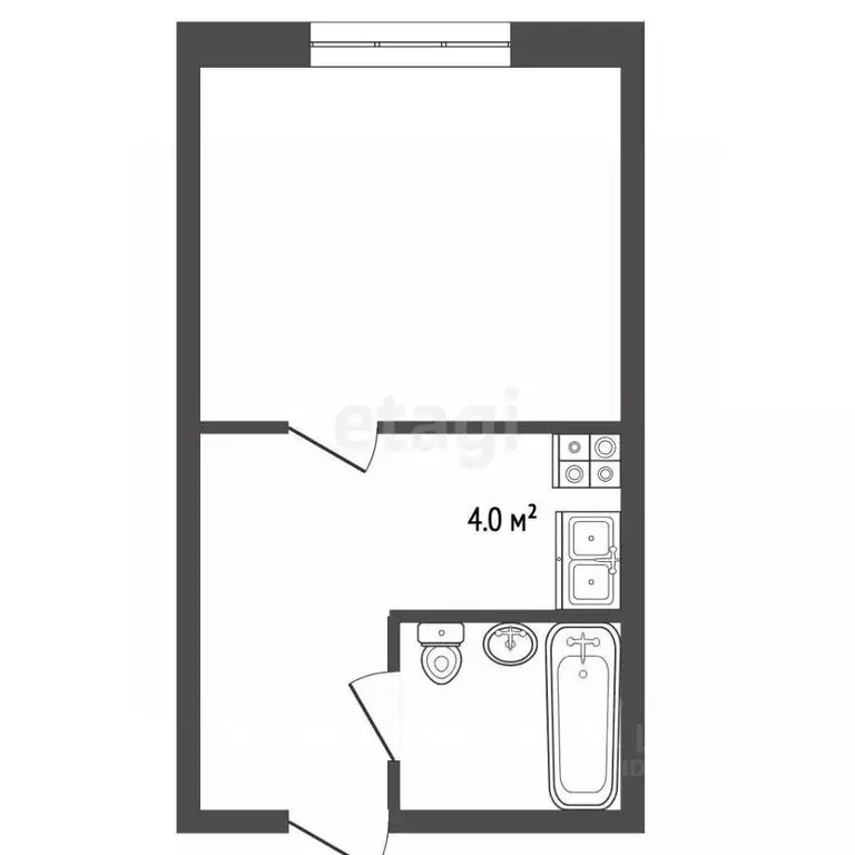 1-к кв. Пермский край, Пермь Серпуховская ул., 8 (18.1 м) - Фото 2