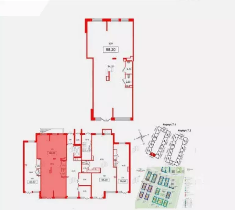 Помещение свободного назначения в Санкт-Петербург просп. Ветеранов, ... - Фото 1