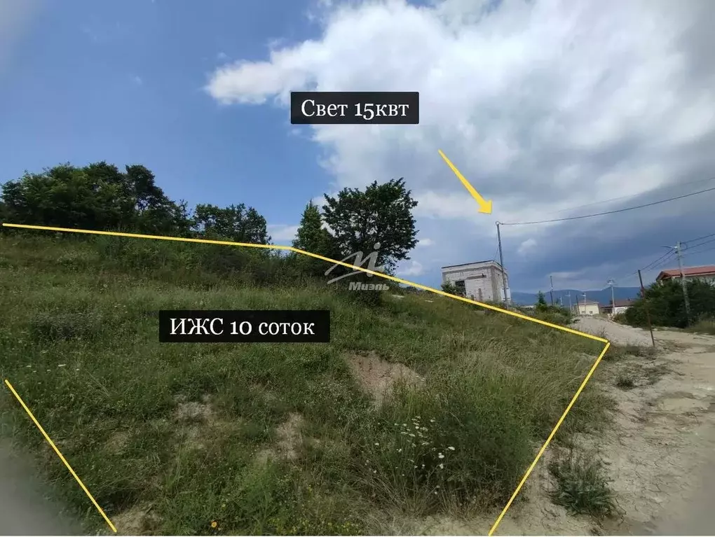 Участок в Севастополь с. Широкое, ул. Клюшкина (10.0 сот.) - Фото 1