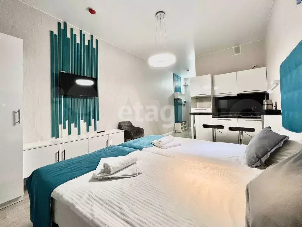 Квартира-студия, 28 м, 11/22 эт. - Фото 1