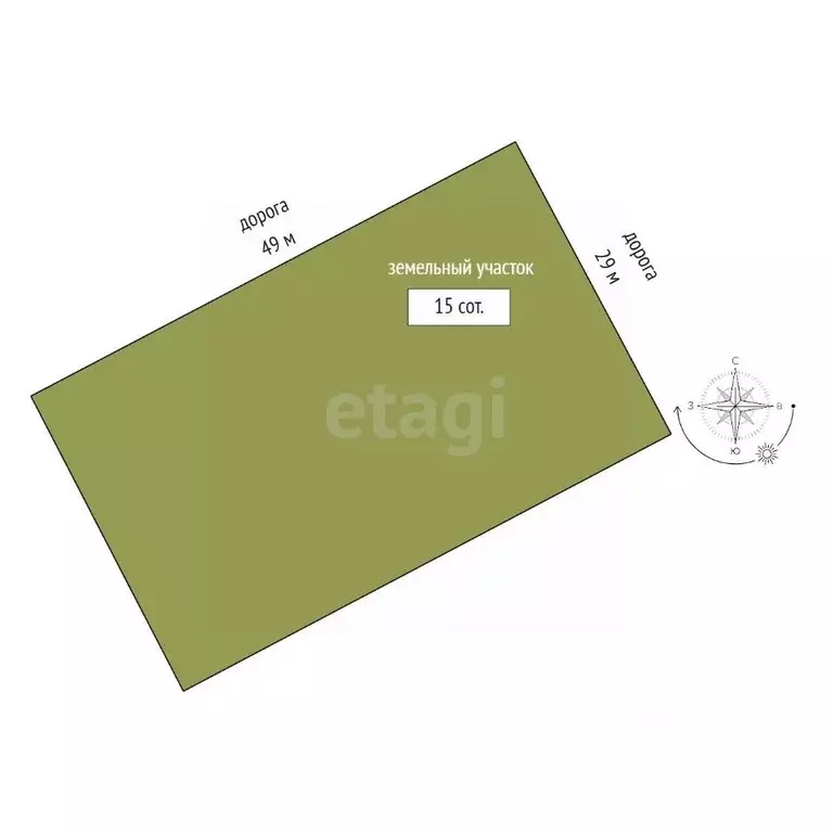 Участок в Марий Эл, Оршанский район, Марковское с/пос, с. Кучка  (15.0 ... - Фото 2