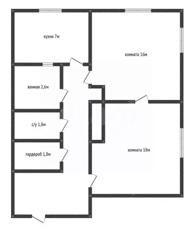 2-к кв. Краснодарский край, Новороссийск ул. Губернского, 50 (51.0 м) - Фото 2