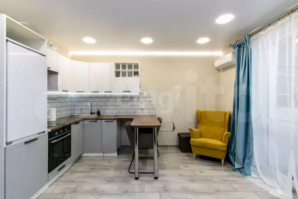 Квартира-студия, 27,6 м, 1/8 эт. - Фото 1