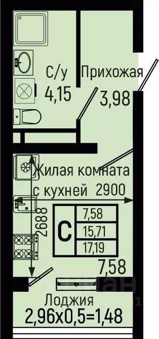 Студия Краснодарский край, Туапсинский муниципальный округ, с. Небуг ... - Фото 1