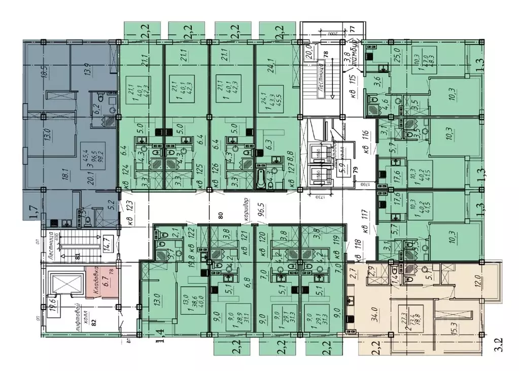 1-к кв. Ставропольский край, Ессентуки Озеро жилой комплекс (31.1 м) - Фото 2