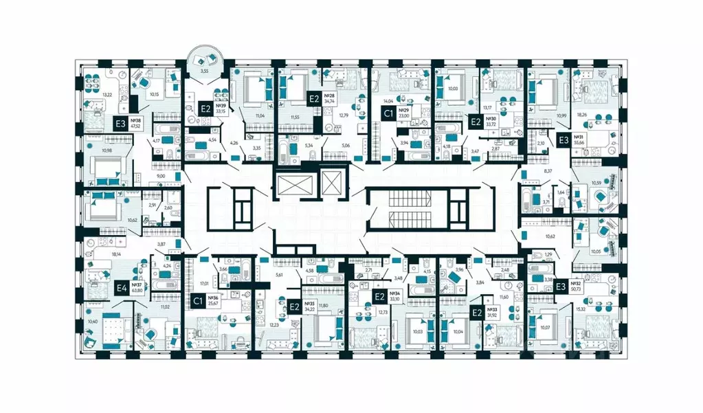 2-к кв. Тульская область, Тула ул. Чмутова, 158Д (50.73 м) - Фото 2