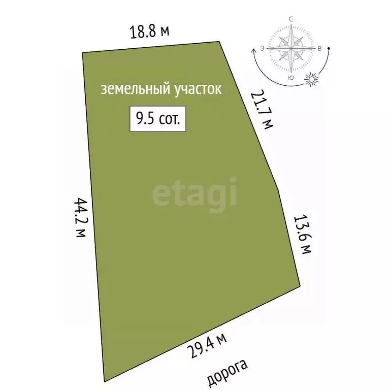 Участок в Архангельская область, Приморский муниципальный округ, д. ... - Фото 1