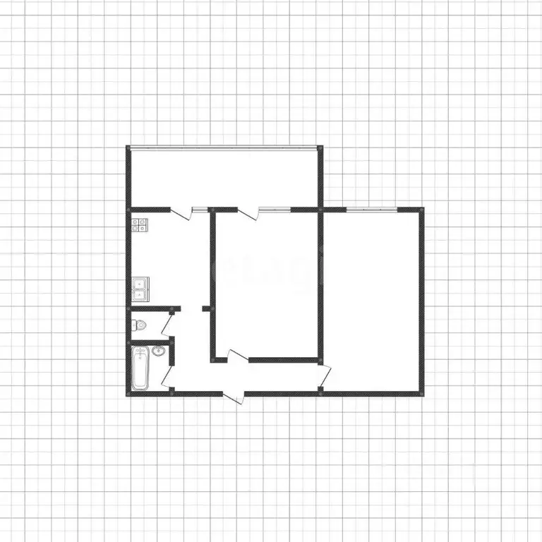 2-к кв. Смоленская область, Смоленск просп. Гагарина, 72 (48.3 м) - Фото 2