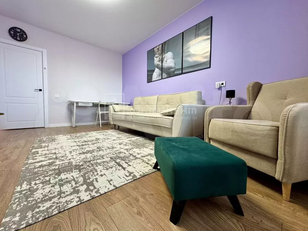 1-к. квартира, 40 м, 3/5 эт. - Фото 1
