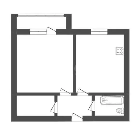 1-комнатная квартира: Борисоглебск, Советская улица, 84 (34.3 м) - Фото 0