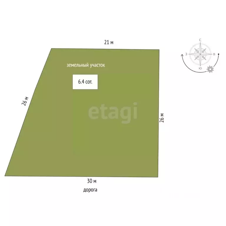 Участок в Ростовская область, Аксайский район, Рассветовское с/пос, ... - Фото 1