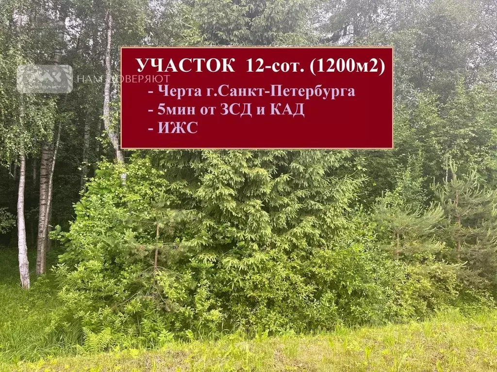 Участок в Санкт-Петербург пос. Левашово, Крайняя ул. (12.0 сот.) - Фото 2